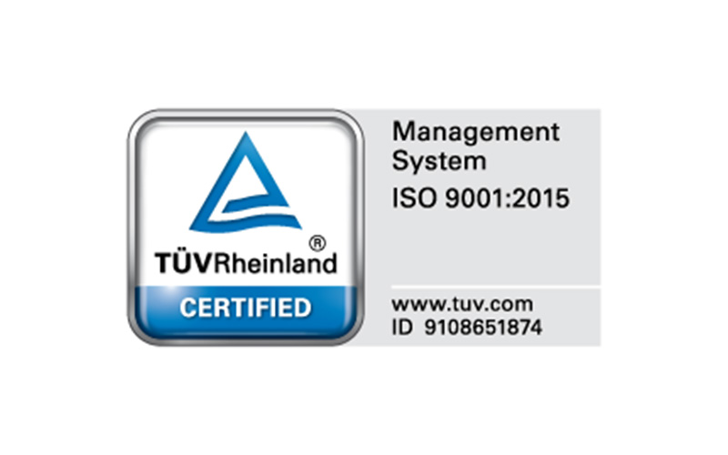 TÜV Rheinland Certified